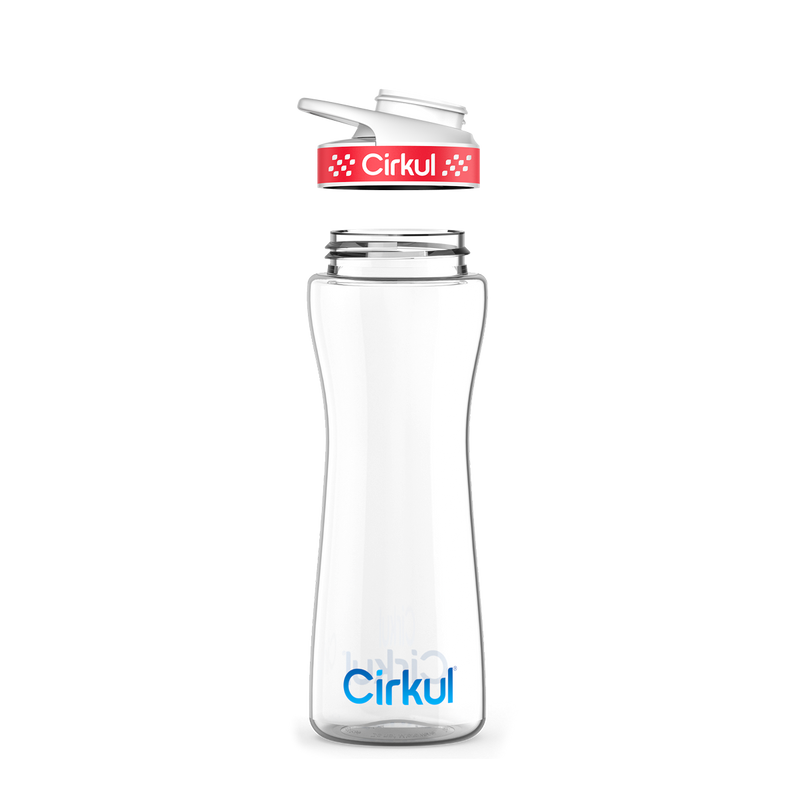 22oz. Plastic Bottle & Comfort Grip Lid 4WR4