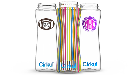 Custom 22oz. Plastic Bottle & Comfort Grip Lid IXLT