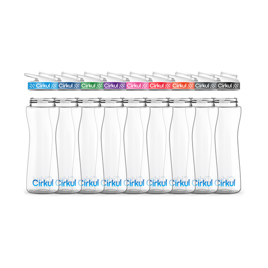 22oz. Plastic Bottle & Comfort Grip Lid 4WR4