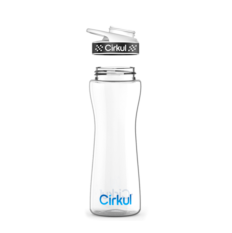 22oz. Plastic Bottle & Comfort Grip Lid 4WR4