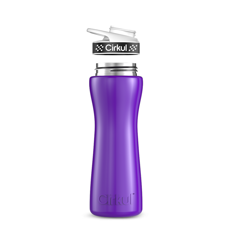 22oz. Stainless Steel Bottle & Comfort Grip Lid R7MK
