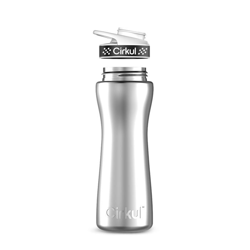 22oz. Stainless Steel Bottle & Comfort Grip Lid R7MK
