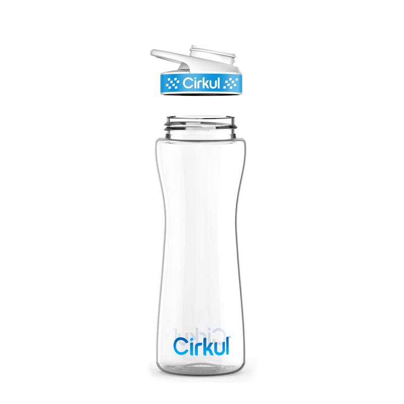 22oz. Plastic Bottle & Comfort Grip Lid 4WR4
