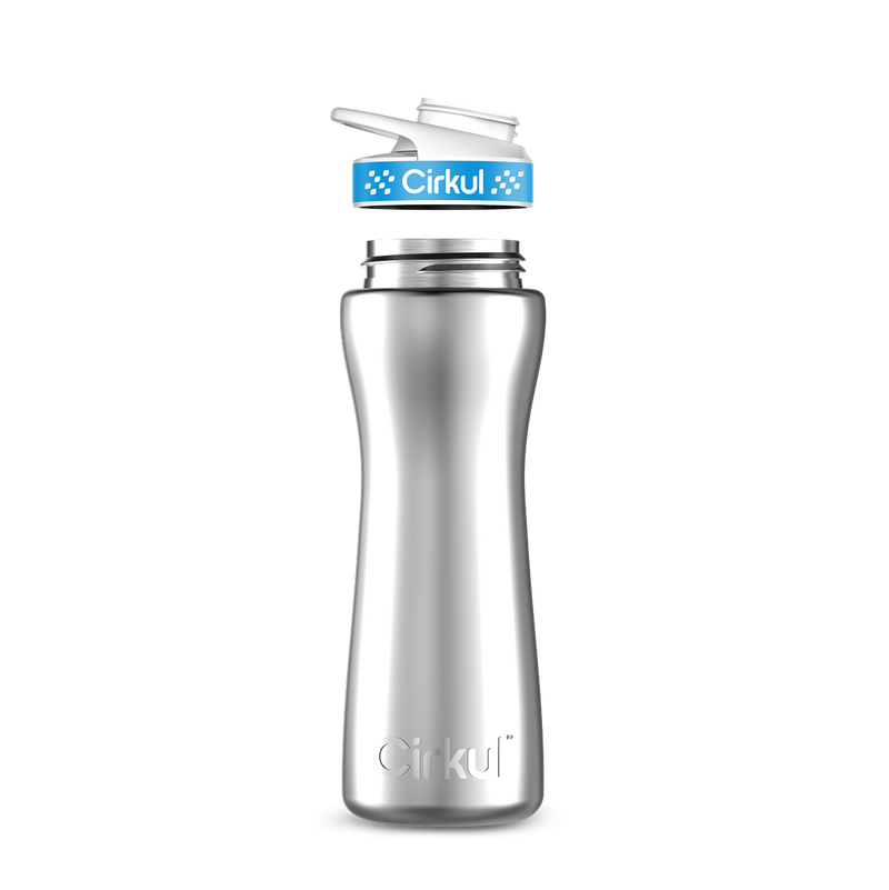 22oz. Stainless Steel Bottle & Comfort Grip Lid R7MK
