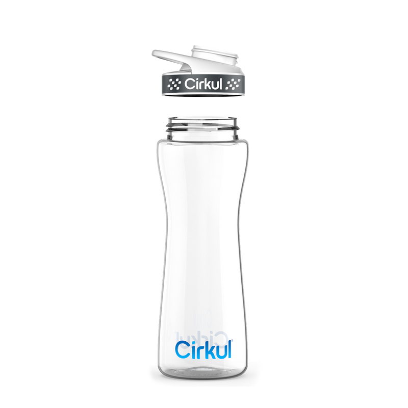 22oz. Plastic Bottle & Comfort Grip Lid 4WR4