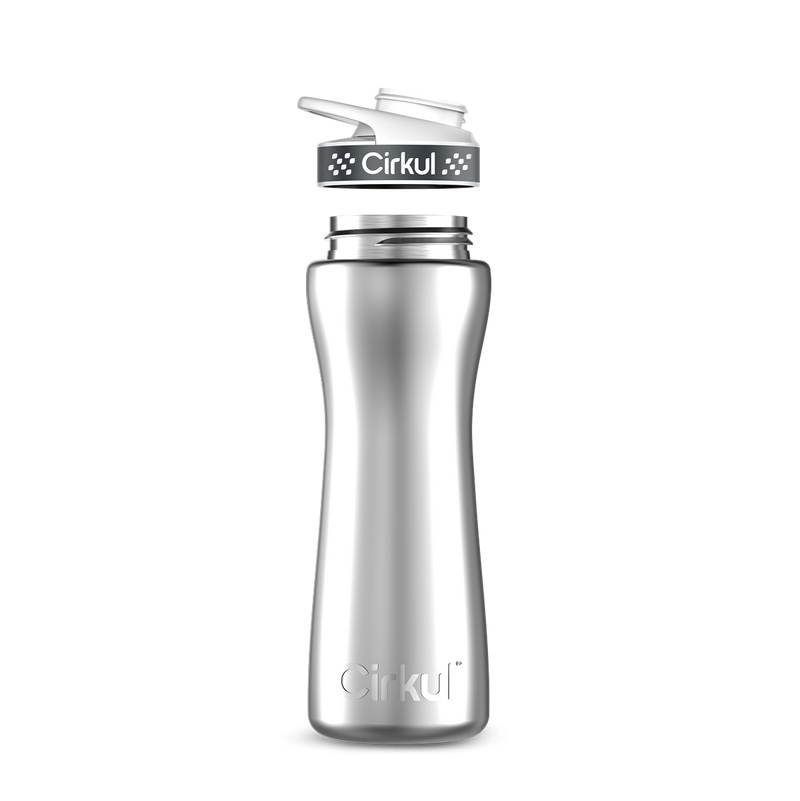 22oz. Stainless Steel Bottle & Comfort Grip Lid R7MK