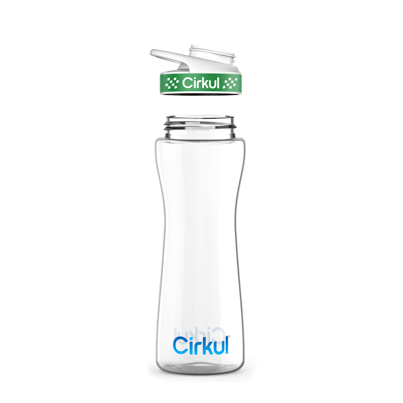 22oz. Plastic Bottle & Comfort Grip Lid 4WR4