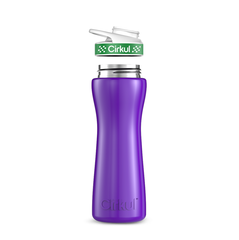 22oz. Stainless Steel Bottle & Comfort Grip Lid R7MK