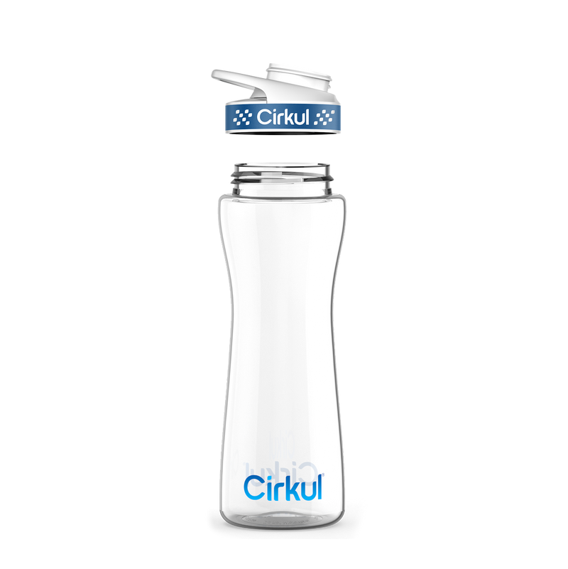 22oz. Plastic Bottle & Comfort Grip Lid 4WR4