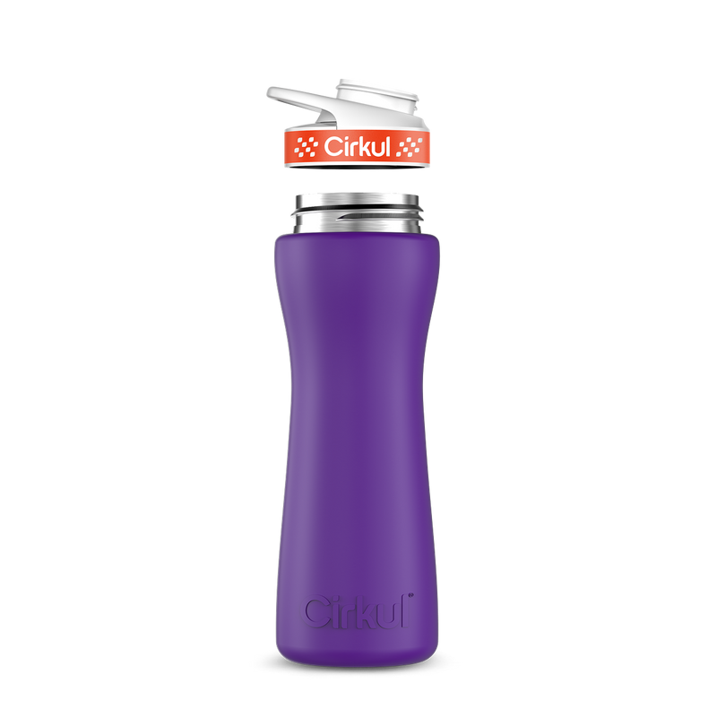 22oz. Stainless Steel Bottle & Comfort Grip Lid R7MK