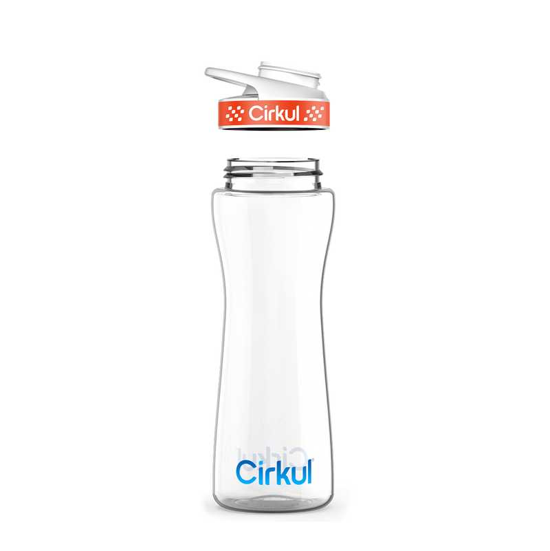 22oz. Plastic Bottle & Comfort Grip Lid 4WR4