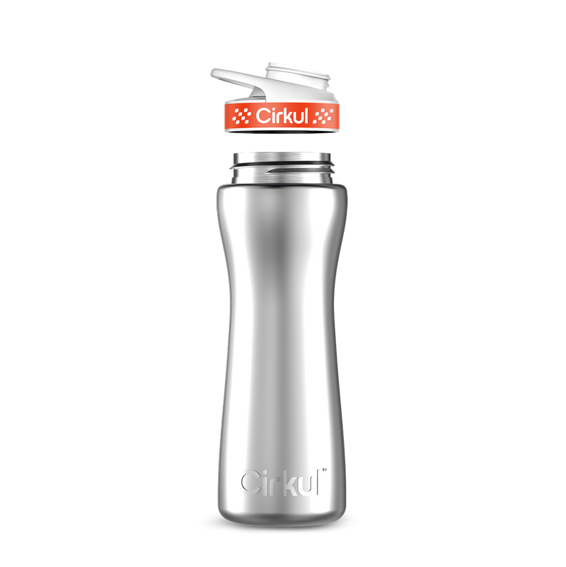 22oz. Stainless Steel Bottle & Comfort Grip Lid R7MK