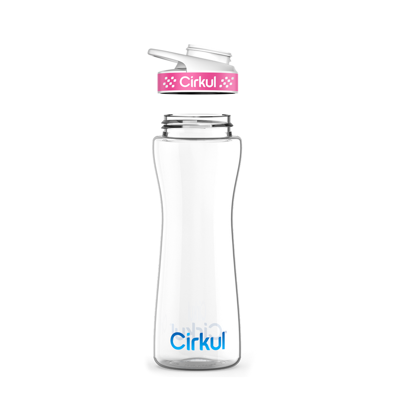 22oz. Plastic Bottle & Comfort Grip Lid 4WR4