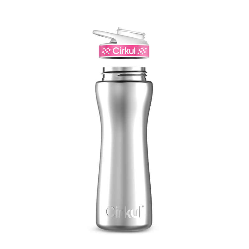 22oz. Stainless Steel Bottle & Comfort Grip Lid R7MK