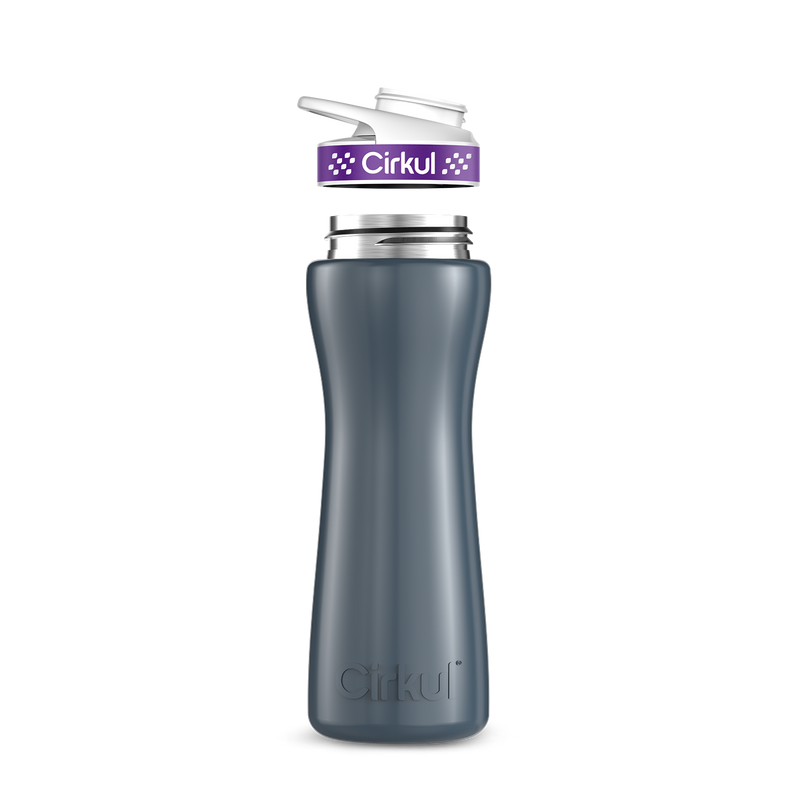 22oz. Stainless Steel Bottle & Comfort Grip Lid R7MK