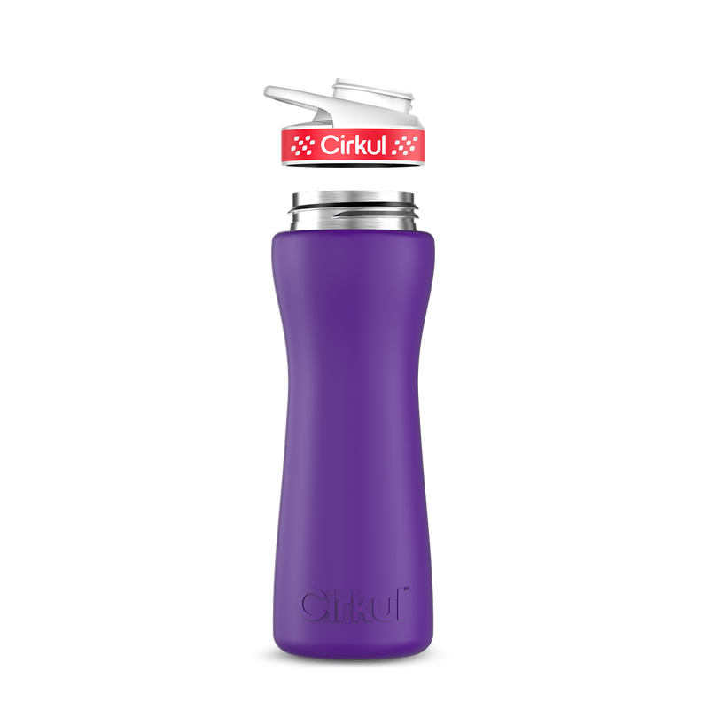 22oz. Stainless Steel Bottle & Comfort Grip Lid R7MK
