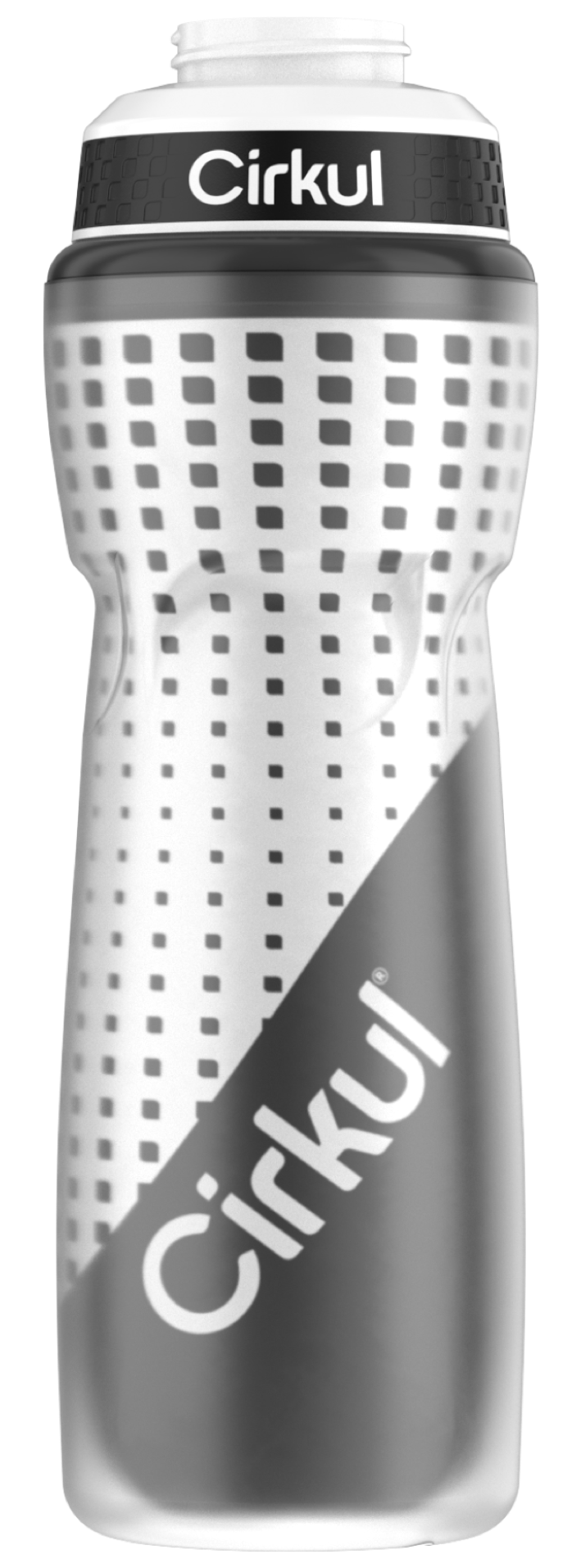 22oz. Insulated Squeeze Plastic Bottle & Sport Lid KV8U