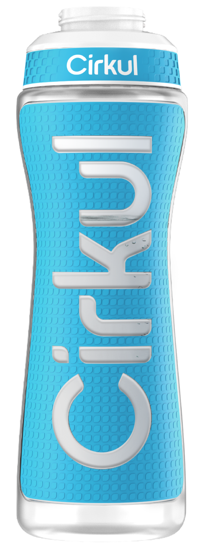 22oz. Grip Squeeze Plastic Bottle & Sport Lid QIWL