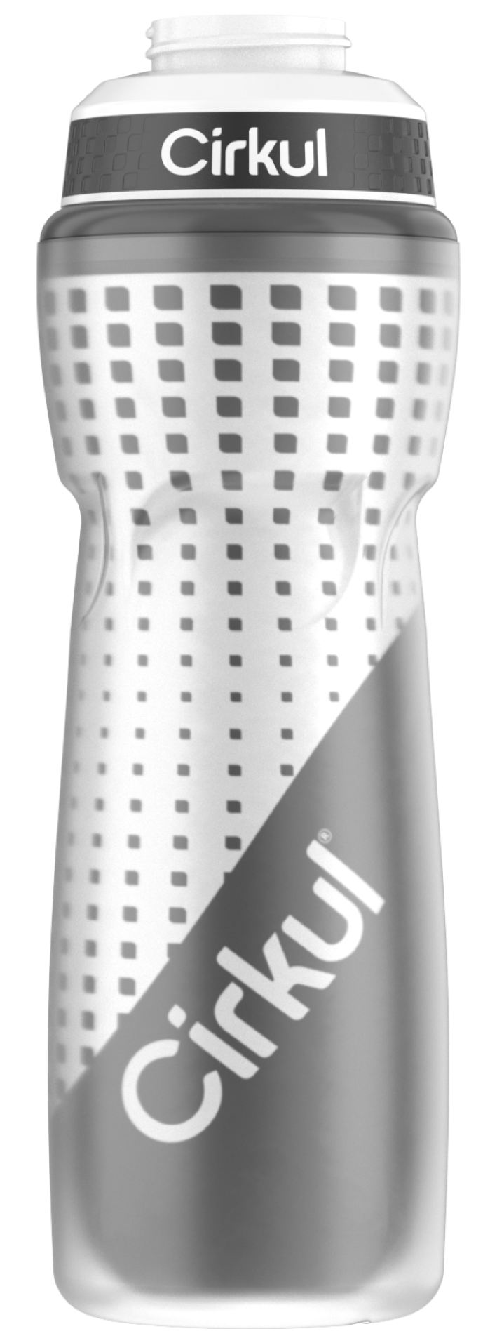 22oz. Insulated Squeeze Plastic Bottle & Sport Lid KV8U