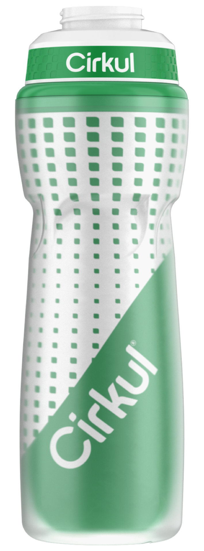 22oz. Insulated Squeeze Plastic Bottle & Sport Lid KV8U
