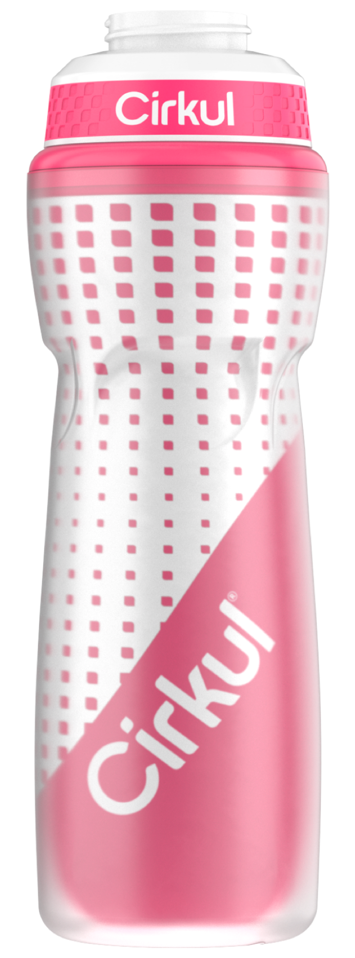 22oz. Insulated Squeeze Plastic Bottle & Sport Lid KV8U