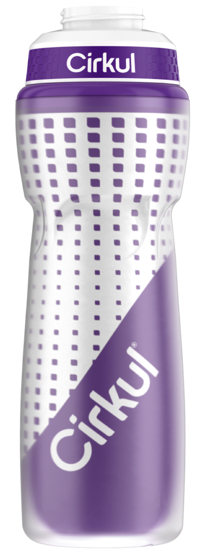 22oz. Insulated Squeeze Plastic Bottle & Sport Lid KV8U