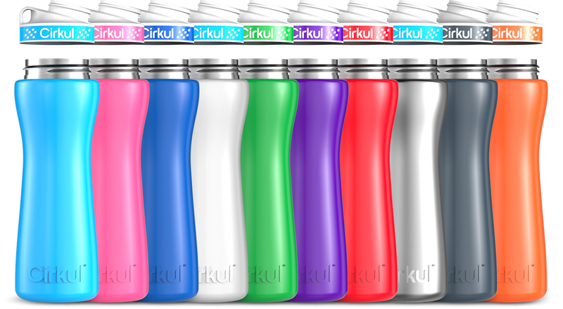 Custom 22oz. Stainless Steel Bottle & Comfort Grip Lid 90I6