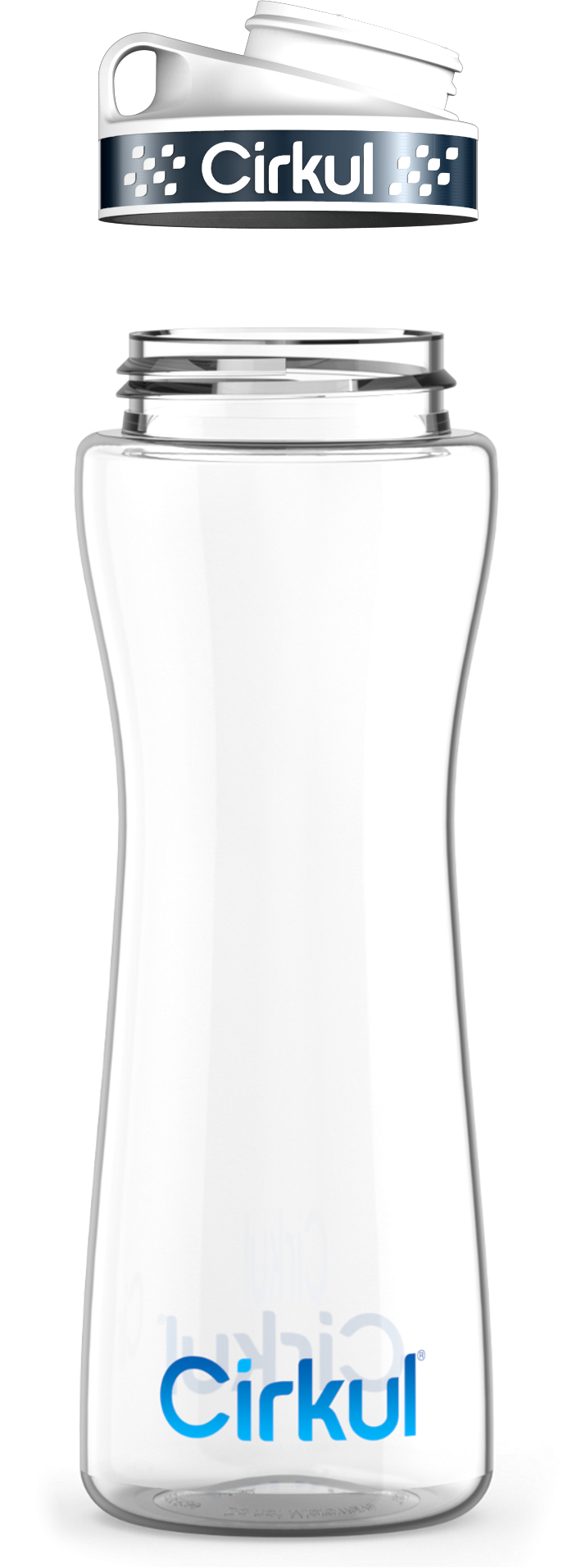 Custom 22oz. Plastic Bottle & Comfort Grip Lid IXLT