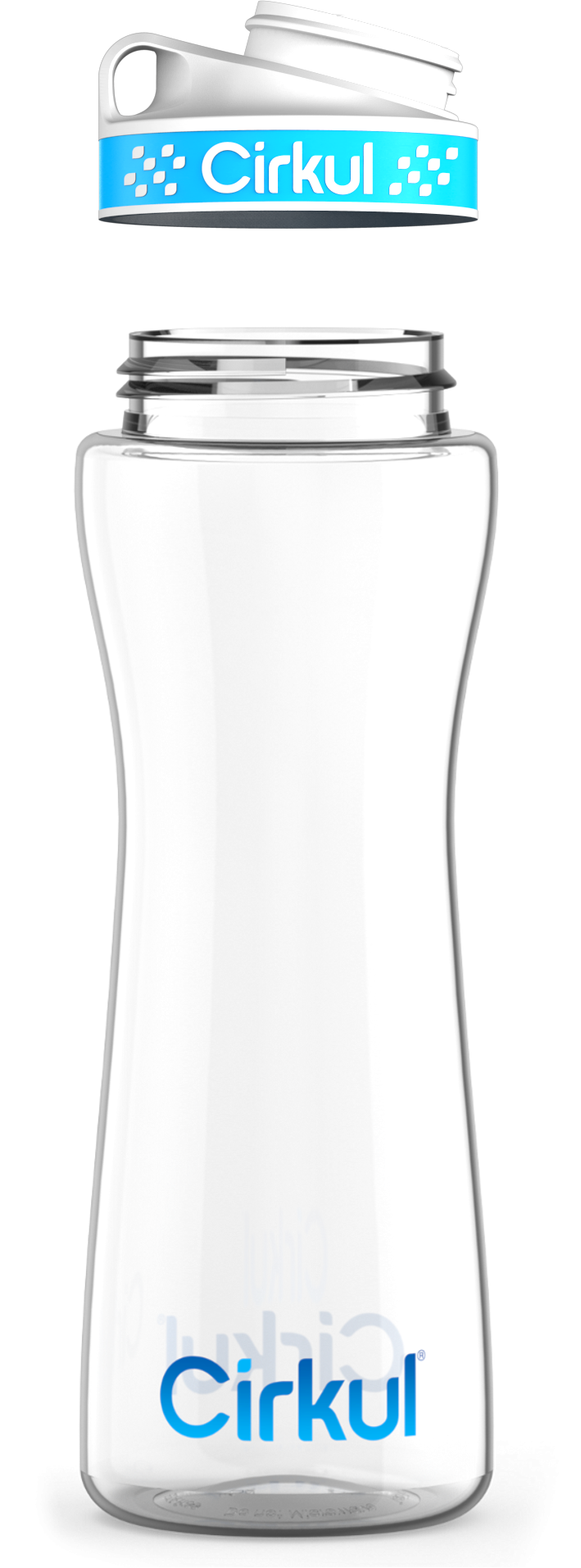 Custom 22oz. Plastic Bottle & Comfort Grip Lid IXLT