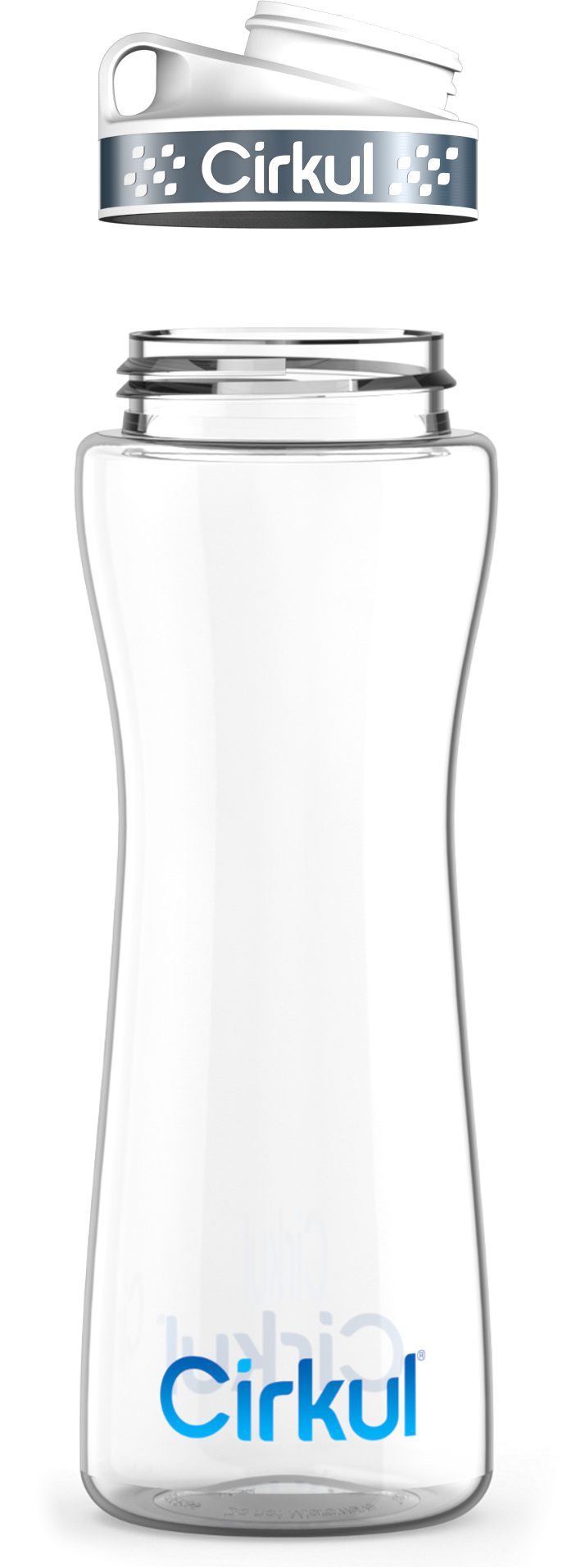 Custom 22oz. Plastic Bottle & Comfort Grip Lid IXLT