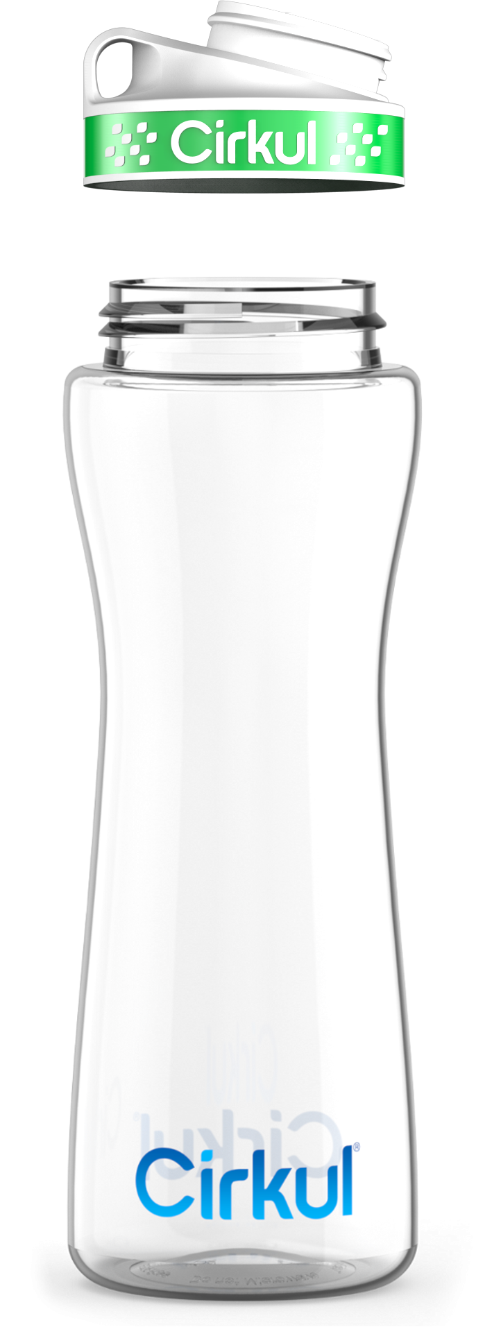 Custom 22oz. Plastic Bottle & Comfort Grip Lid IXLT
