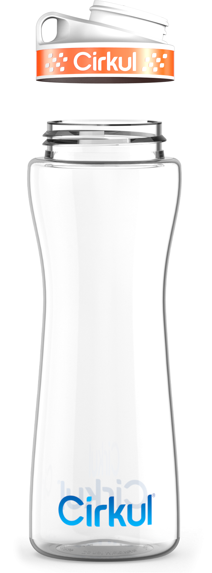 Custom 22oz. Plastic Bottle & Comfort Grip Lid IXLT