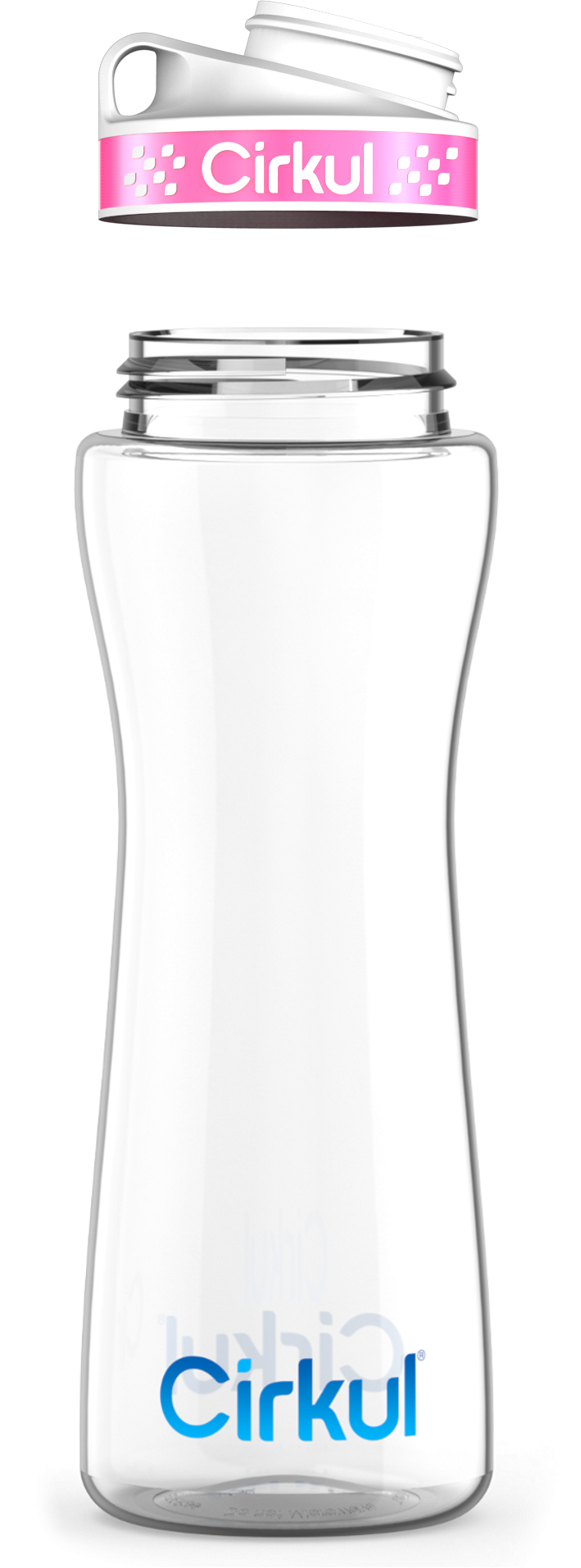 Custom 22oz. Plastic Bottle & Comfort Grip Lid IXLT
