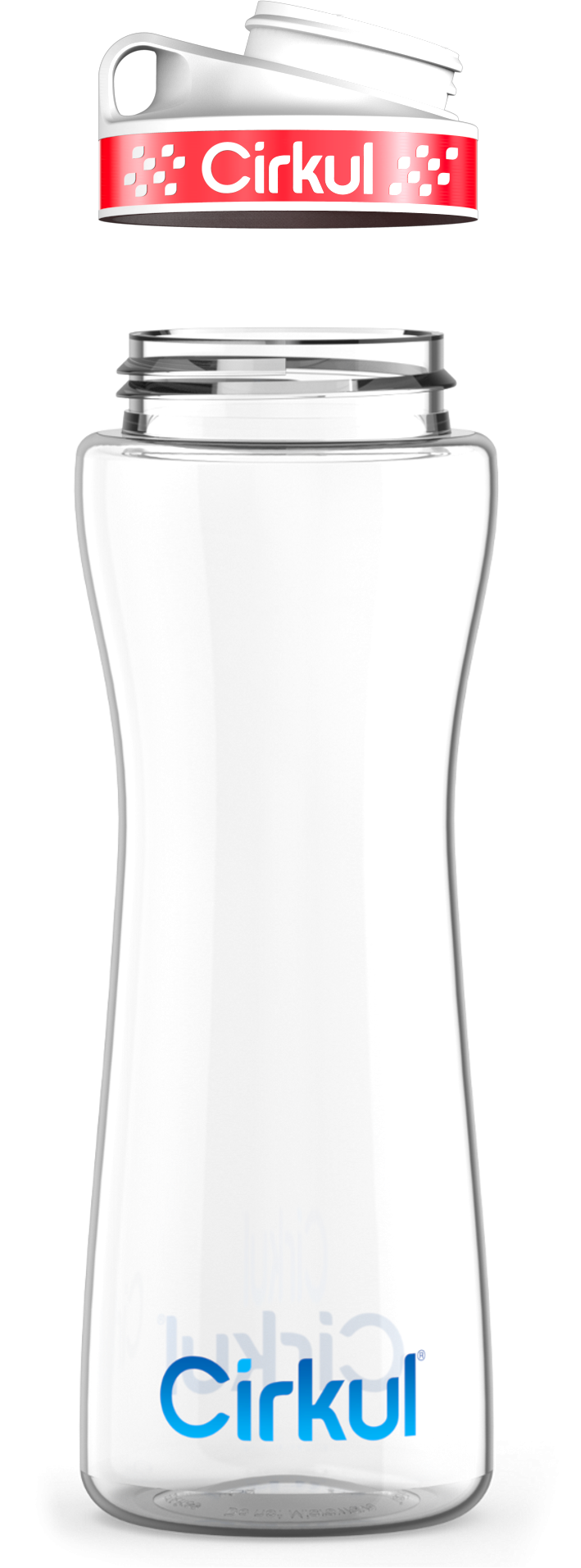 Custom 22oz. Plastic Bottle & Comfort Grip Lid IXLT