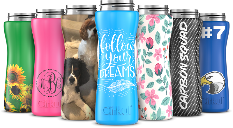 Custom 22oz. Stainless Steel Bottle & Comfort Grip Lid 90I6