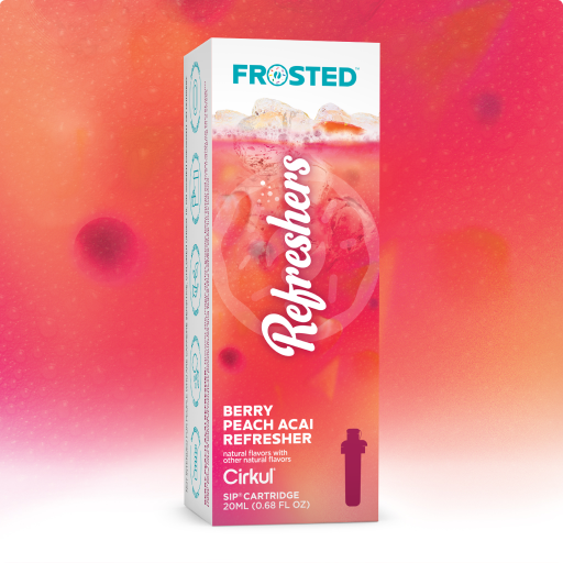 Frosted Berry Peach Acai Refresher TVJD