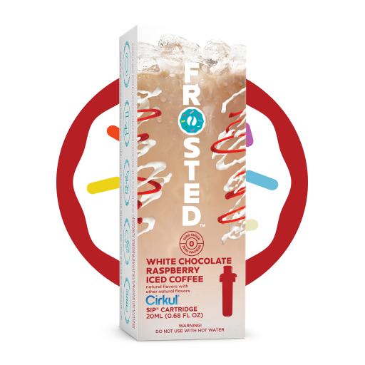 Frosted White Chocolate Raspberry Iced Coffee M60Z